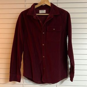 Burgundy Cordaroy